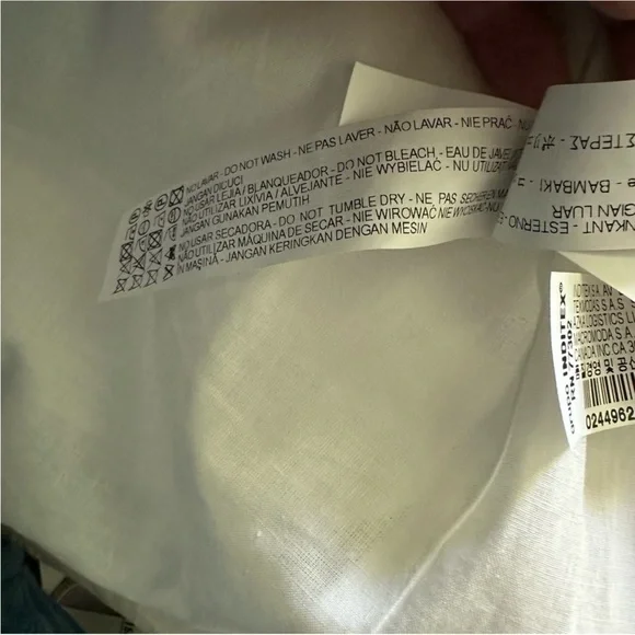 Zara White Jacket with Black Tie NWT XS - Picture 7 of 7